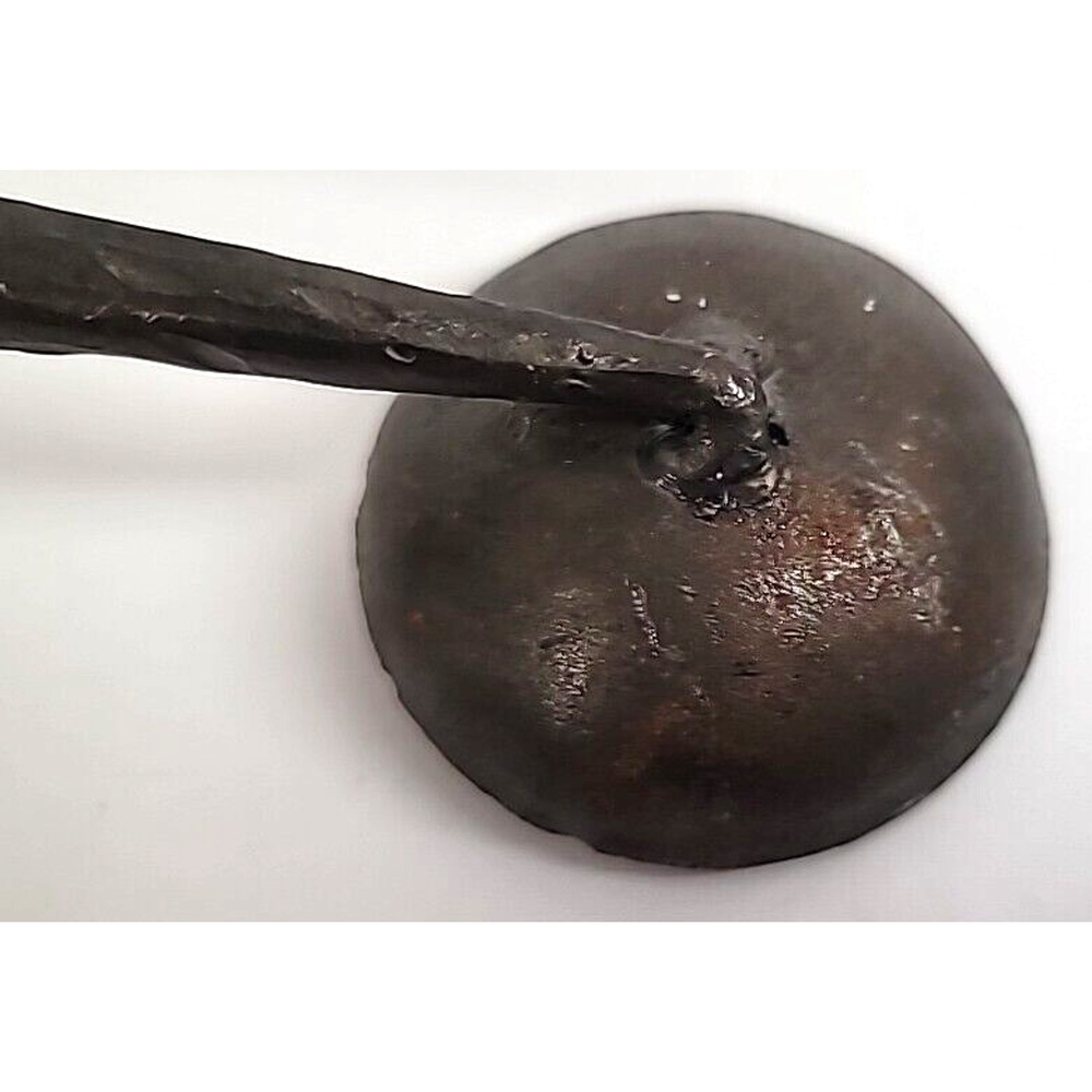 Hand Forged Iron Primitive Candle Snuffer- 15.25" Long - Picture 4 of 6